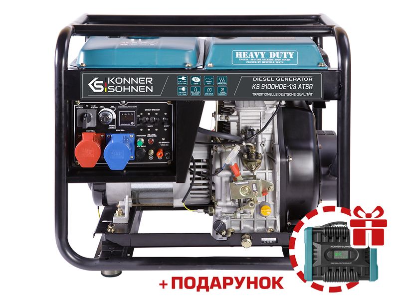 Дизельний генератор KS 9100HDE-1/3 ATSR (EURO V) KS 9100HDE-1/3 ATSR фото