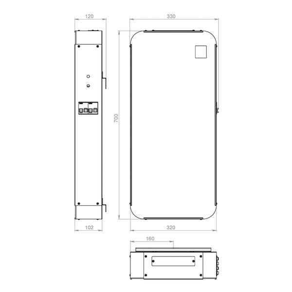 Стабилизатор напряжения Smart-9 (9 кВт/ 40 А) ВС 940 фото