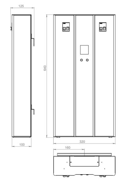 Стабилизатор напряжения EtalonS-5.5 (5,5 кВА/кВт - 25А), инверторный  ВЕ525 фото