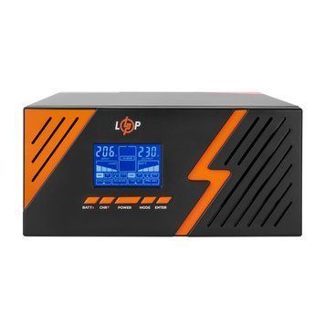 ДБЖ з правильною синусоїдою 12V LPM-PSW-1500VA (1050Вт) Black 22754 фото