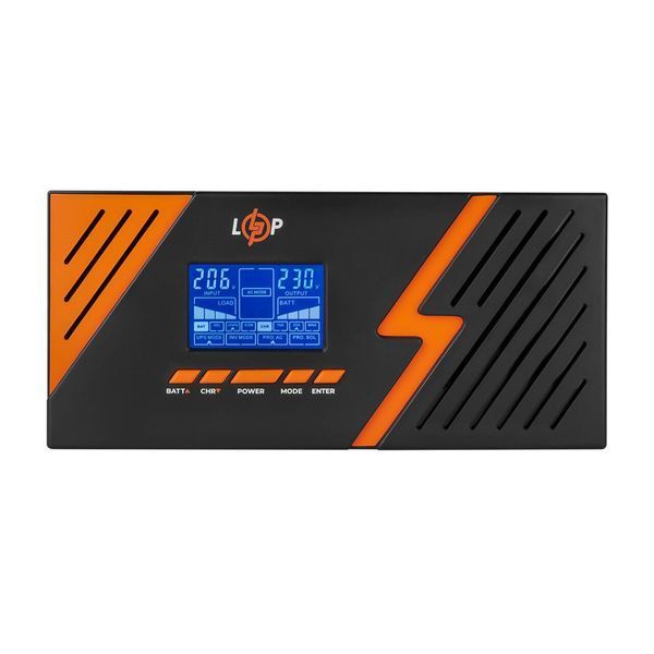 ИБП с правильной синусоидой 12V LPM-PSW-1500VA (1050Вт) Black 22754 фото