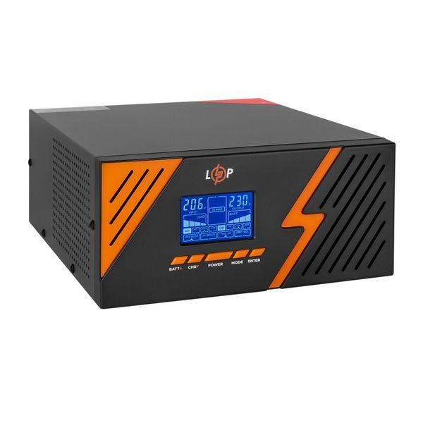 ИБП с правильной синусоидой 12V LPM-PSW-1500VA (1050Вт) Black 22754 фото