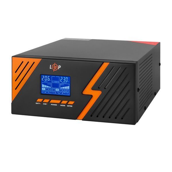 ИБП с правильной синусоидой 12V LPM-PSW-1500VA (1050Вт) Black 22754 фото