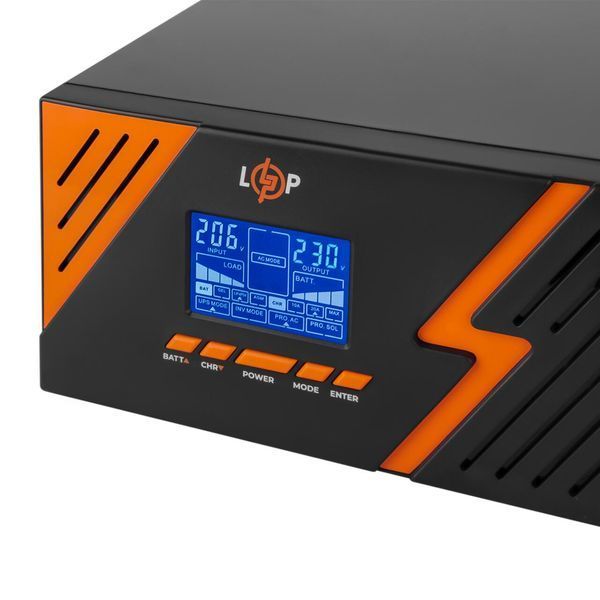 ИБП с правильной синусоидой 12V LPM-PSW-1500VA (1050Вт) Black 22754 фото