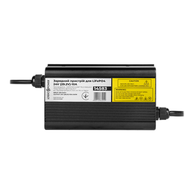 Зарядний пристрій для акумуляторів LiFePO4 24V (29.2V)-10A-240W 14583 фото