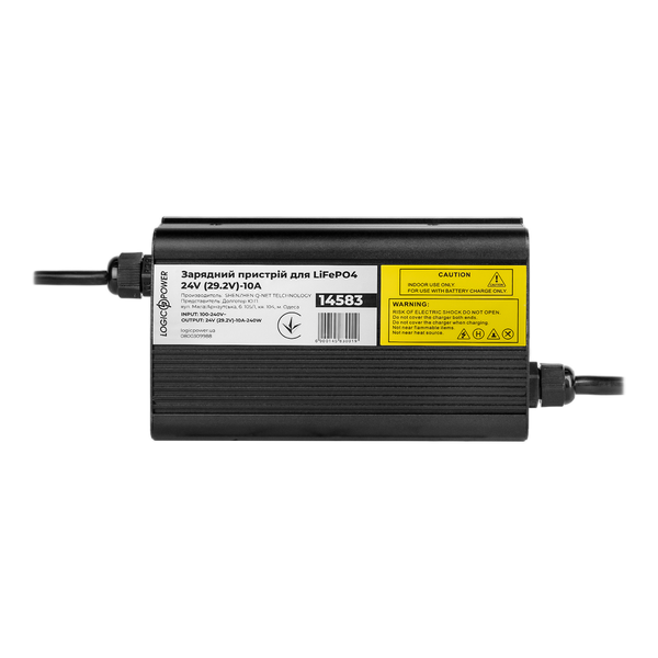 Зарядное устройство для аккумуляторов LiFePO4 24V (29.2V)-10A-240W 14583 фото