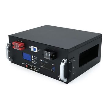 Литий-железо-фосфатный аккумулятор Merlion LiFePO4 51.2V 50AH for Solar (440х350х180) RACK MOUNT 50A BMS, 3000 циклов Q1 28456 фото